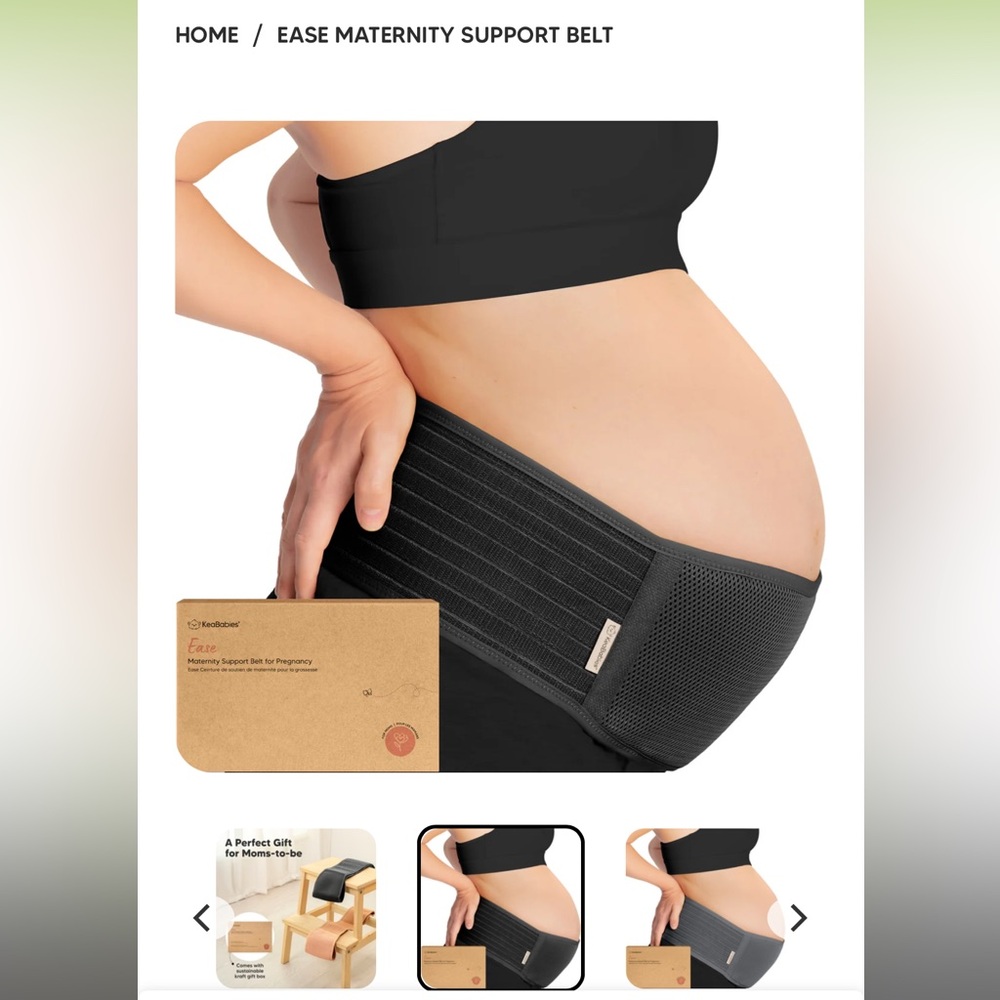 Keababies belly band for pregnancy, very lightly used